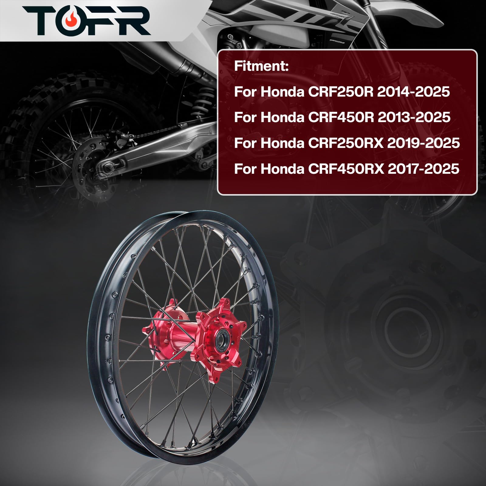 CRF250R 前後ホイール DID強リム CRF450R CRF450R CRF250R ホイール